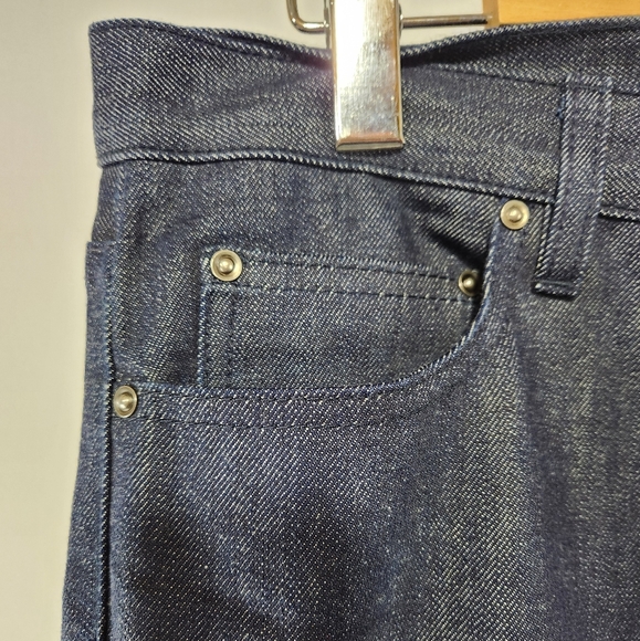 NWOT DUTIL DENIM The Quintessential Slim Straight Raw Denim Jeans Made USA sz 31 - Picture 3 of 10
